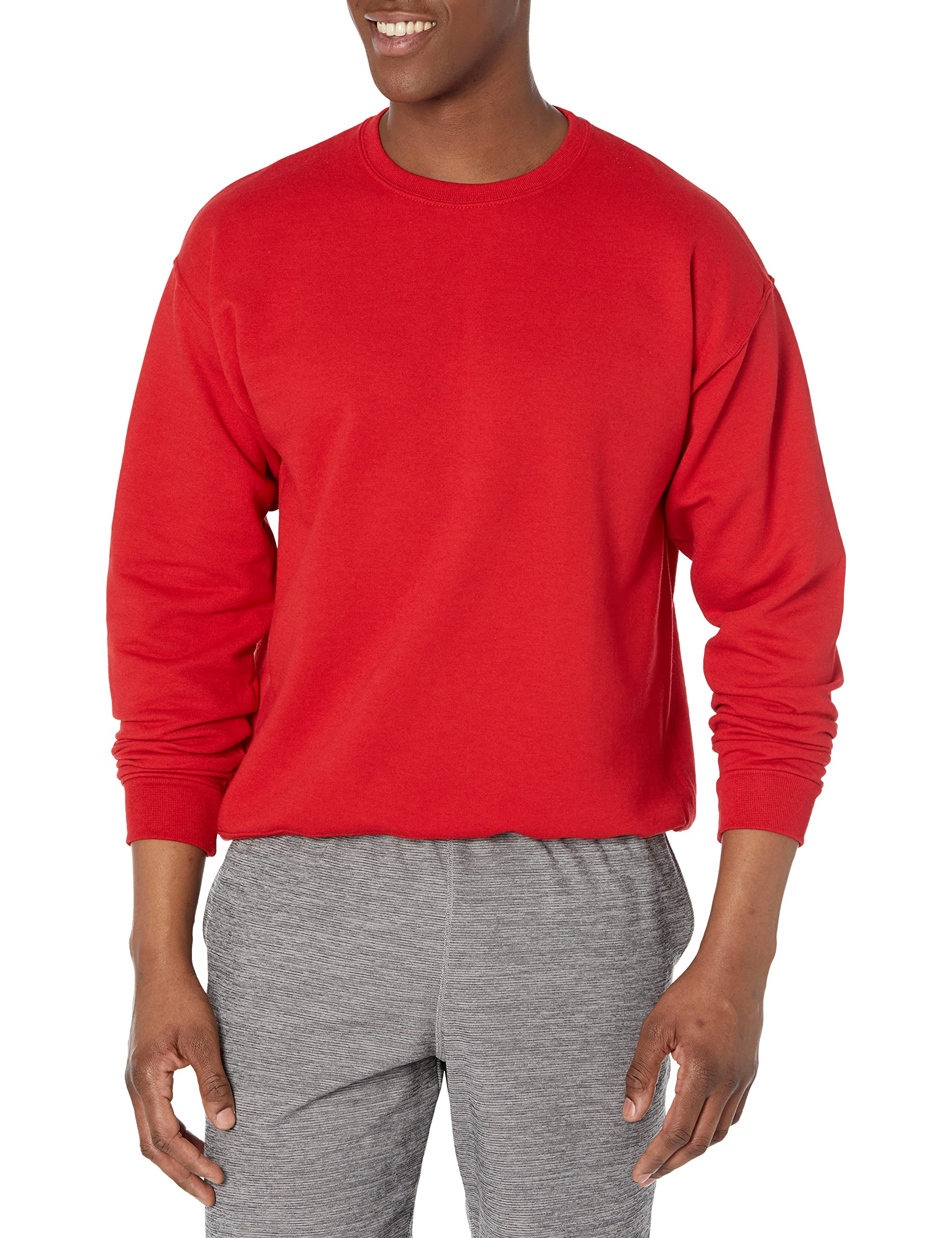 Jerzees NuBlend® Crew Neck Sweatshirt, True Red, S : Amazon